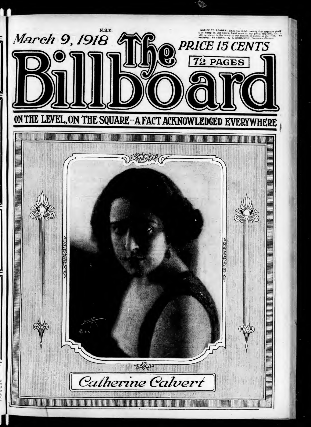 The Billboard 1918-03-09: Vol 30 Iss 10