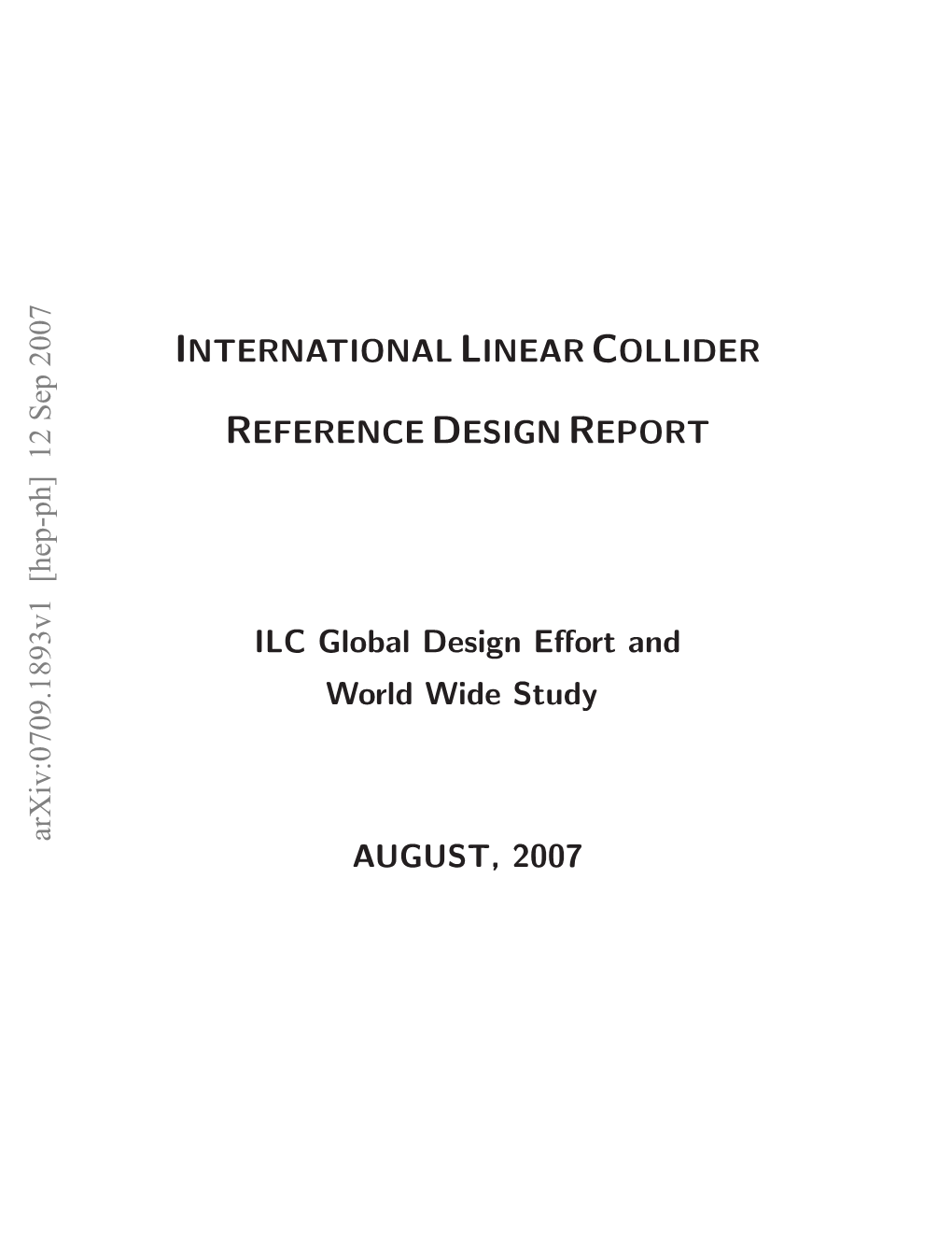 International Linear Collider Reference Design Report Volume 2