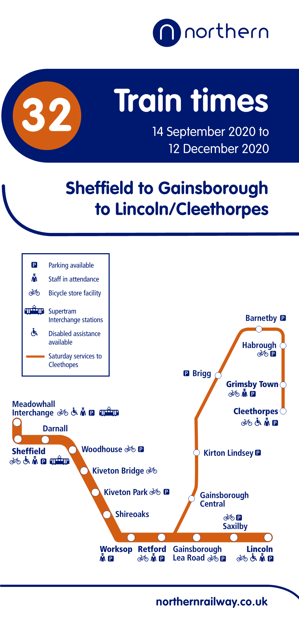 32 Train Times Sheffield to Gainsborough To
