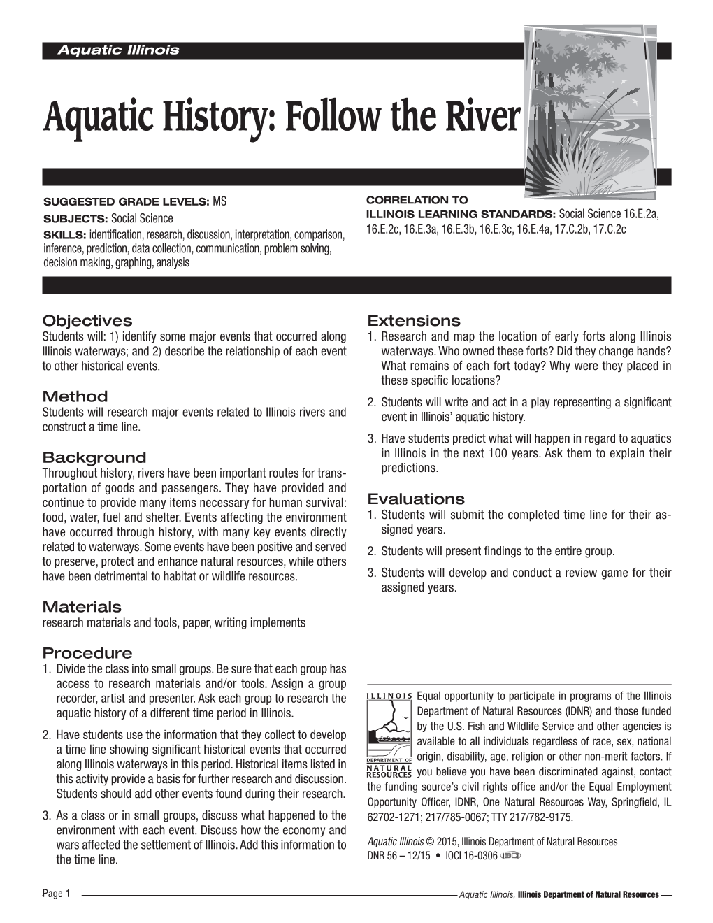 Aquatic History: Follow the River