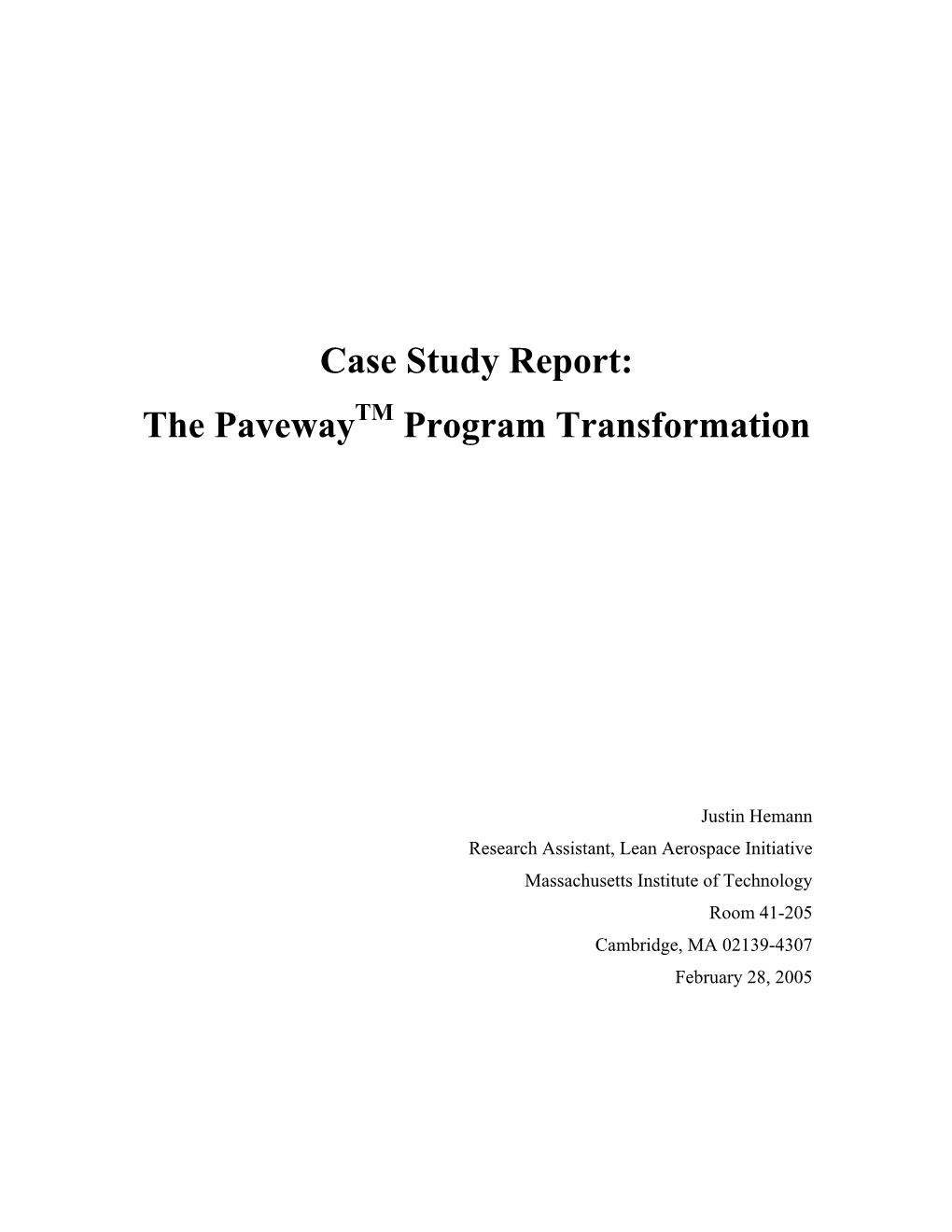 1968 Paveway Program Begins