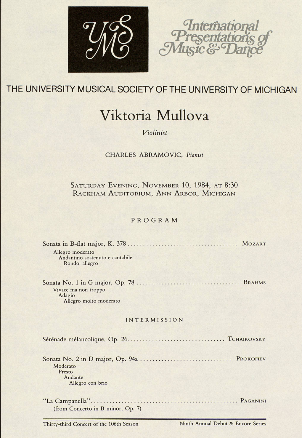 Viktoria Mullova Violinist