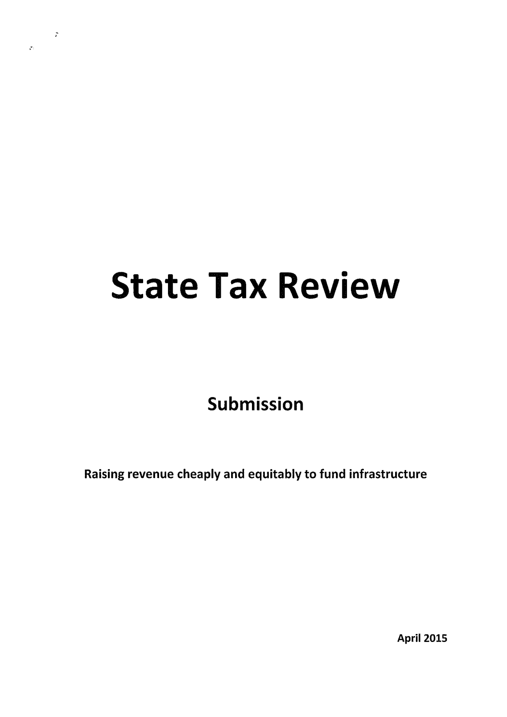 State Tax Review