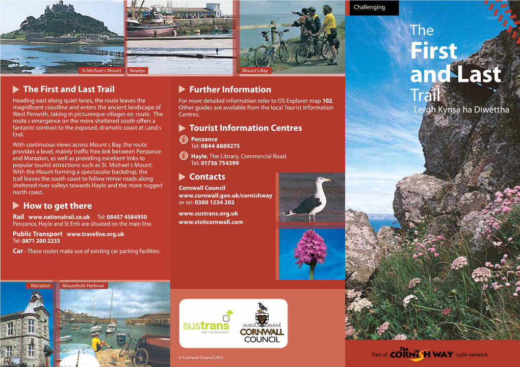 First and Last Trail Leaflet