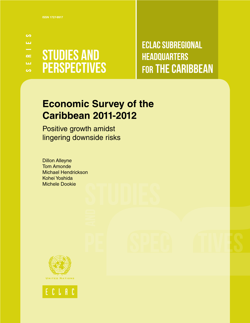 Studies and Perspectives Series – the Caribbean – No