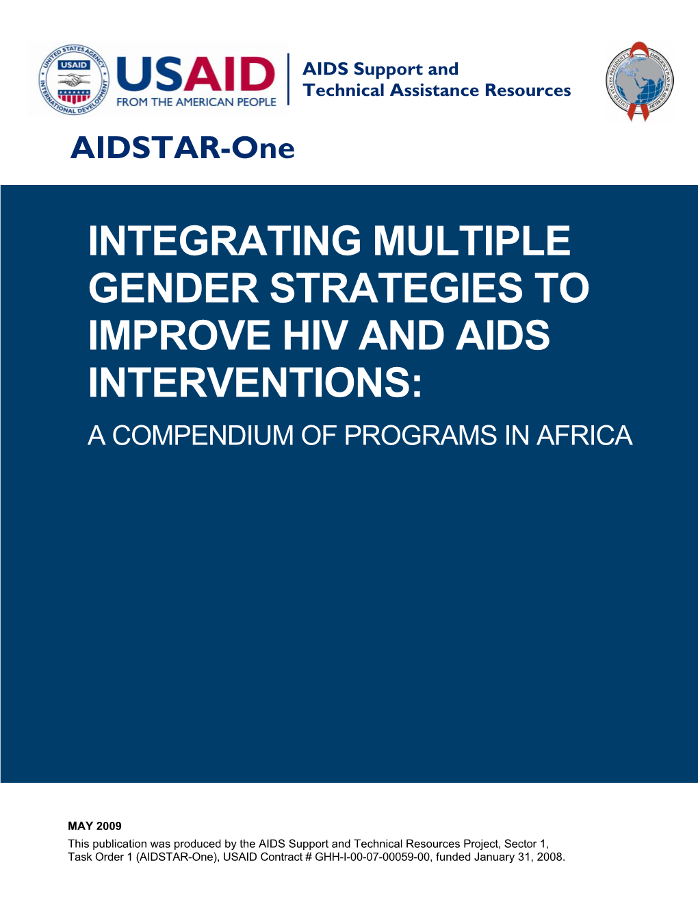 Implementing Multiple Gender Strategies to Improve HIV and AIDS