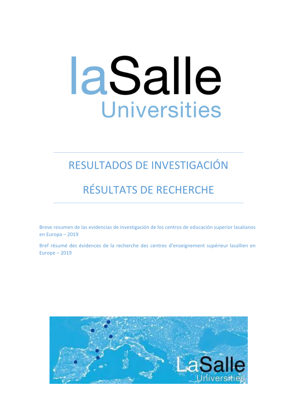 Resultados De Investigación Résultats De Recherche