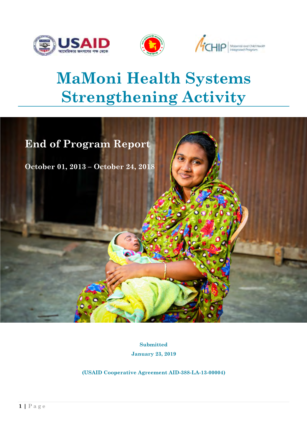 Mamoni Health Systems Strengthening Activity