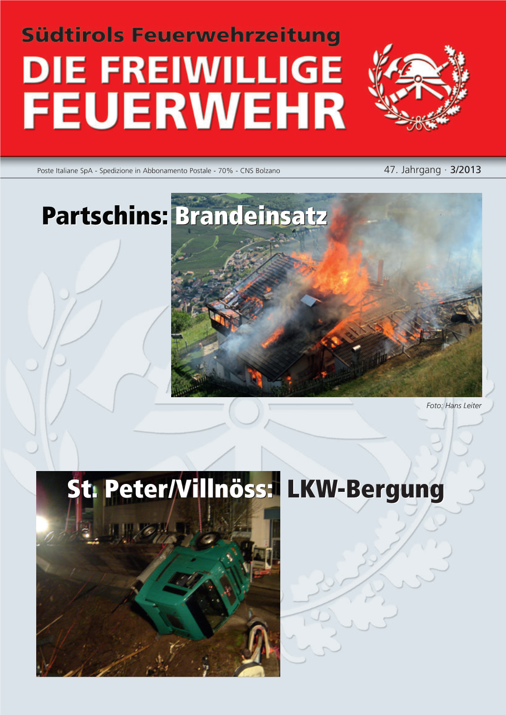 Partschins: Brandeinsatz