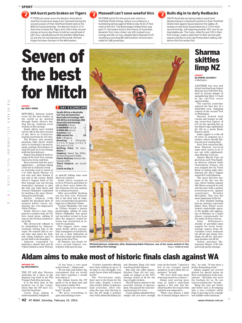 Seven of the Best for Mitch