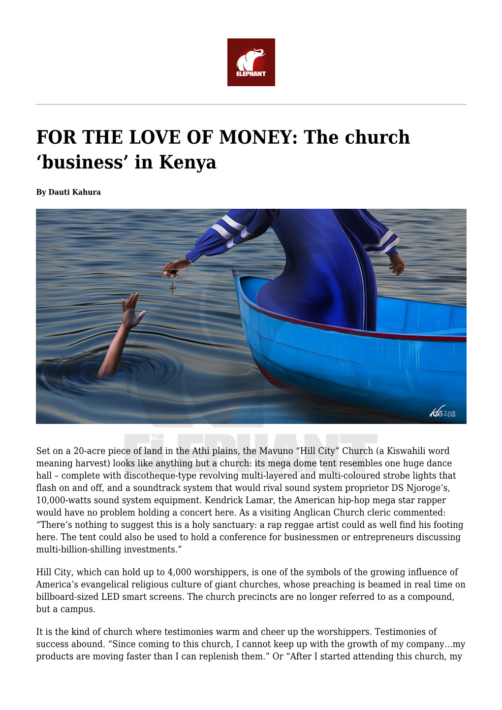 The Church ‘Business’ in Kenya