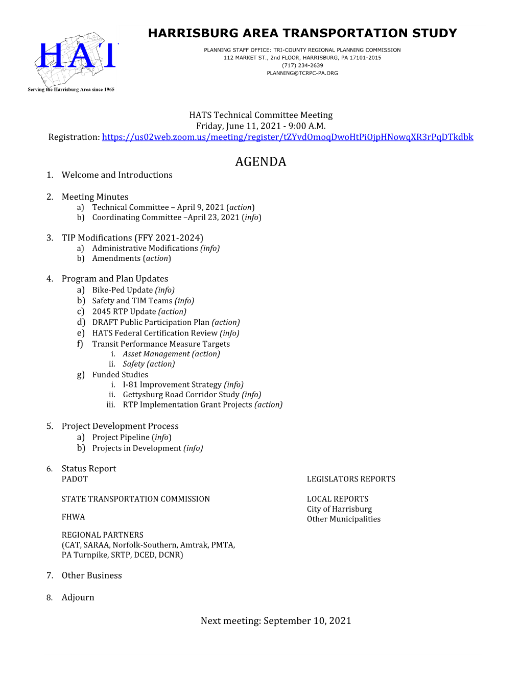 Meeting Packet