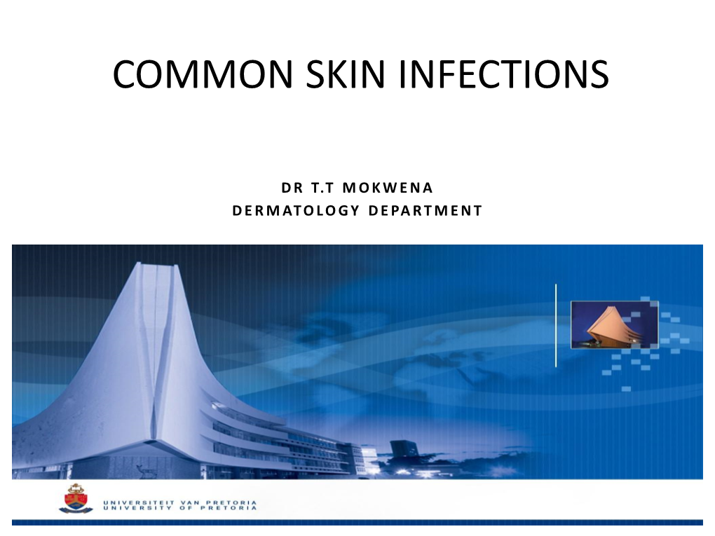 Common Skin Infections