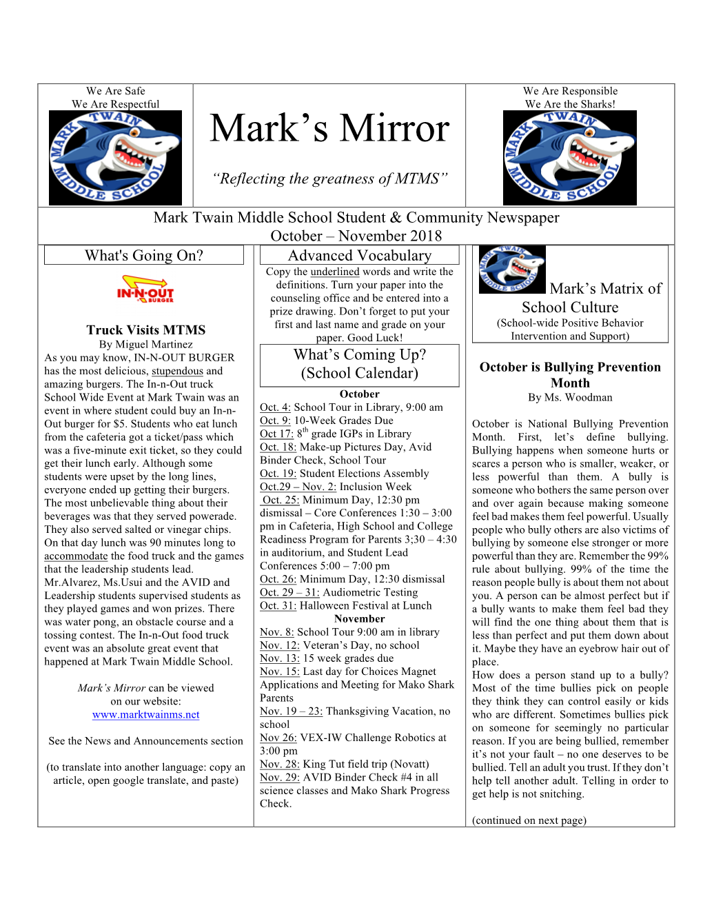 Mark's Mirror