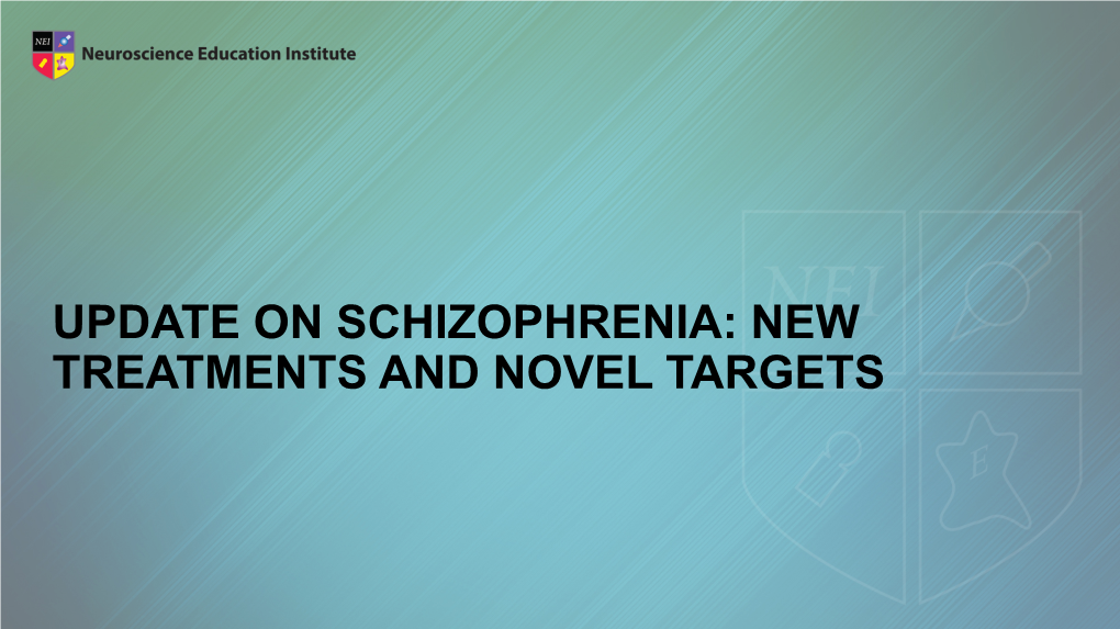 SEP-363856 Are in Clinical Development with -856 Showing Efficacy in a Phase II Trial of Schizophrenia and Now Breakthrough Status at FDA Agonism of TAAR1