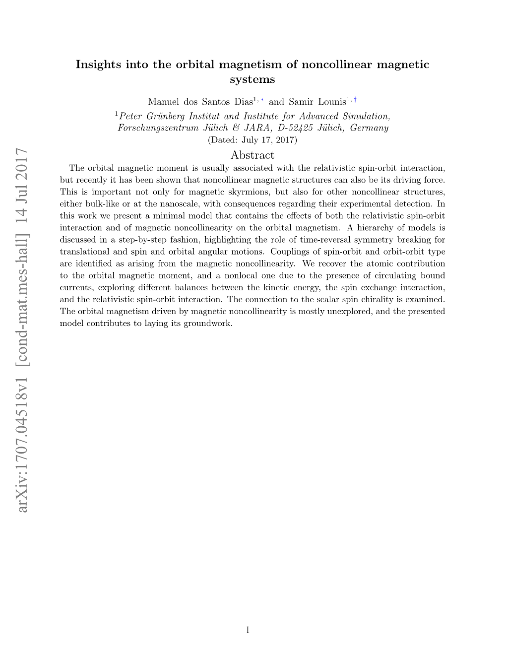 Insights Into the Orbital Magnetism of Noncollinear Magnetic Systems