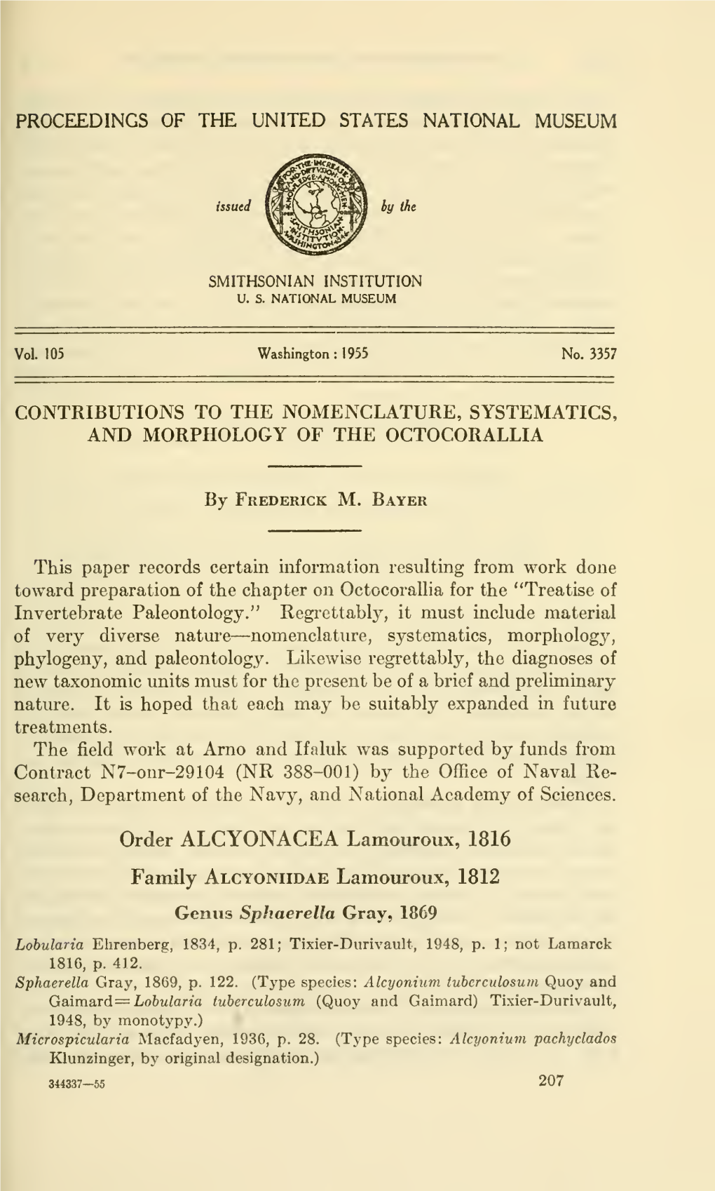 Proceedings of the United States National Museum