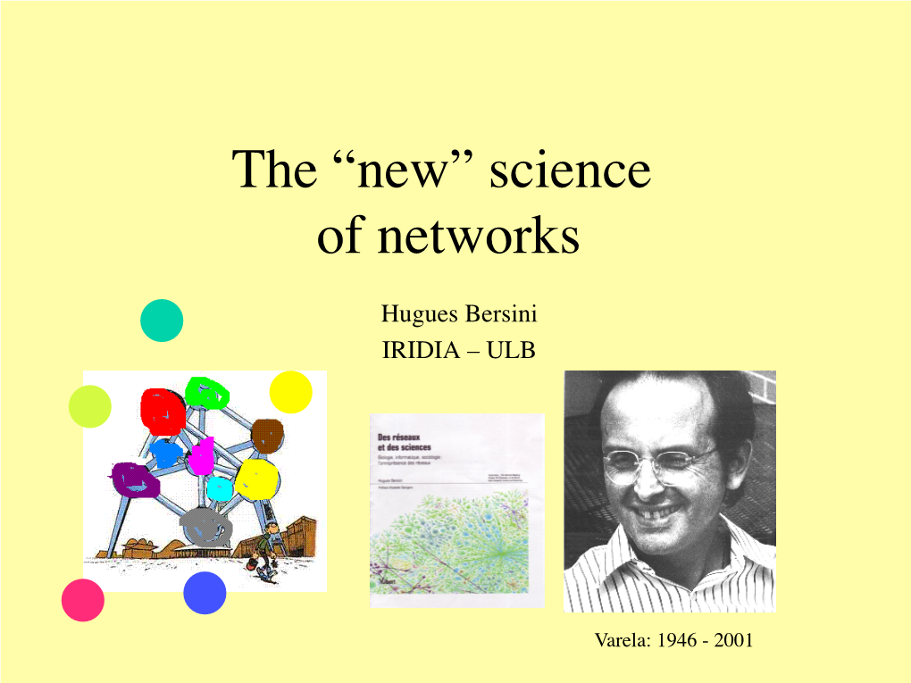 The “New” Science of Networks