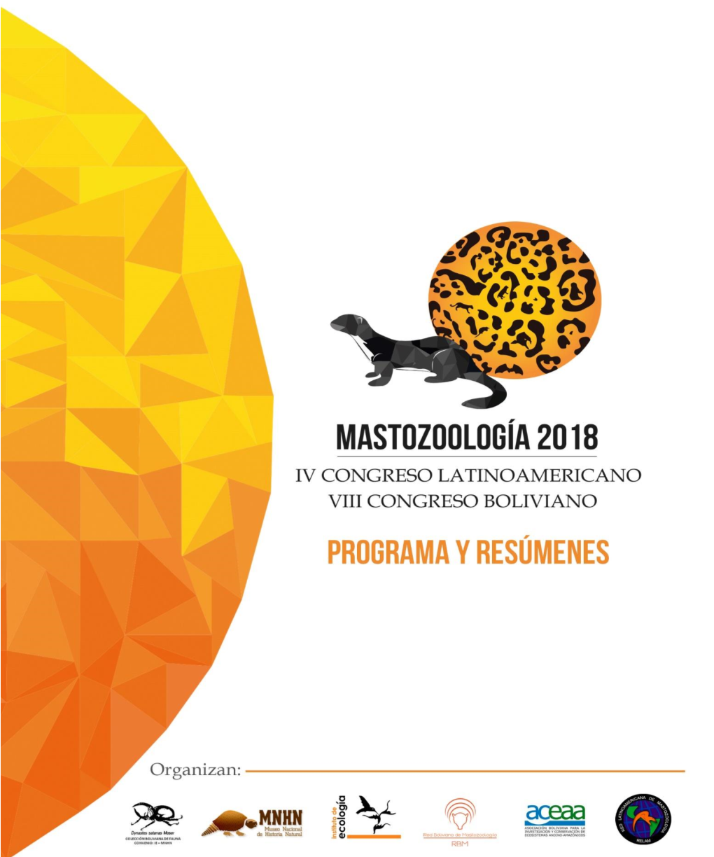 La Paz VIII Congreso De Mastozoología En Bolivia
