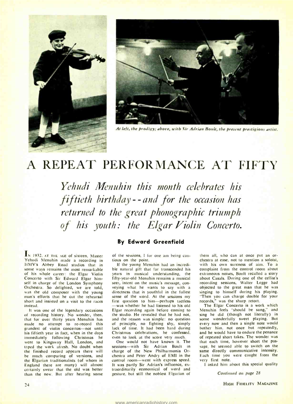 A Repeat Performance at Fifty