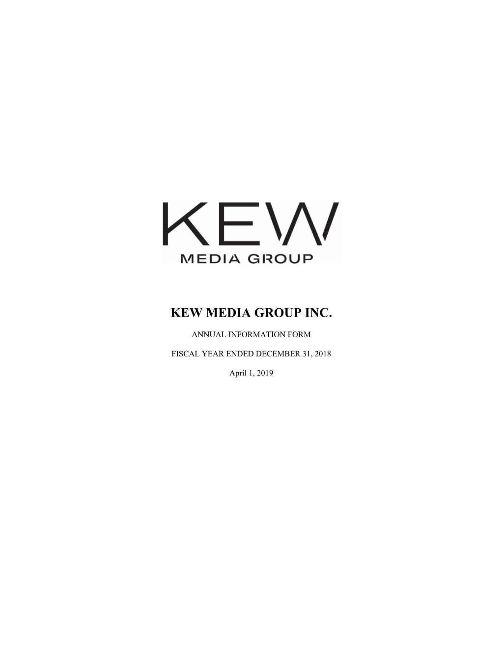 Kew Media Group Inc