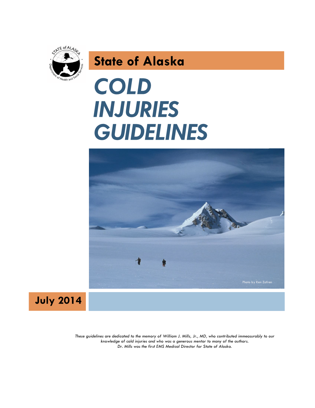 Cold Injuries Guidelines