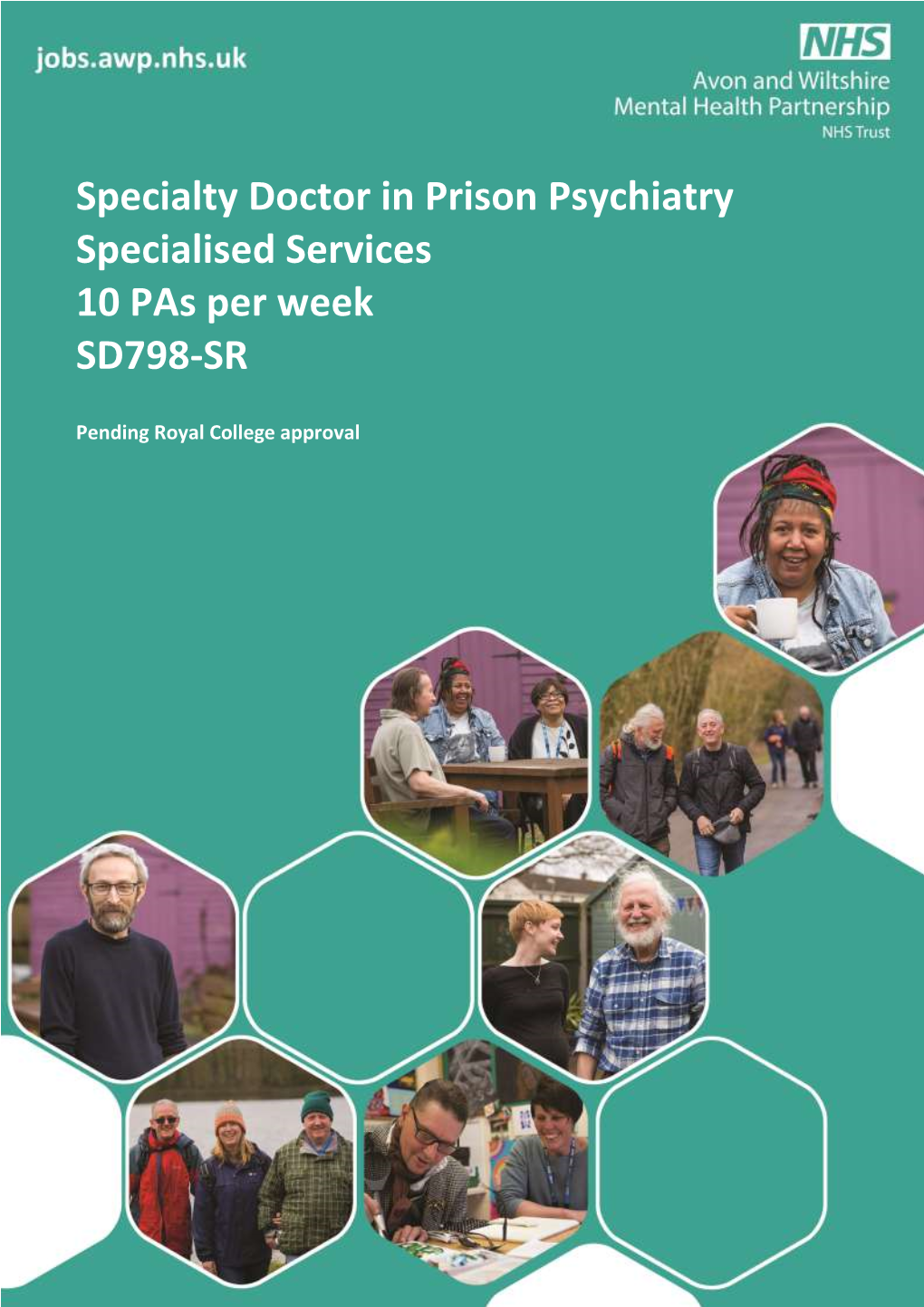 Specialty Doctor in Prison Psychiatry Specialised Services 10 Pas Per Week SD798-SR