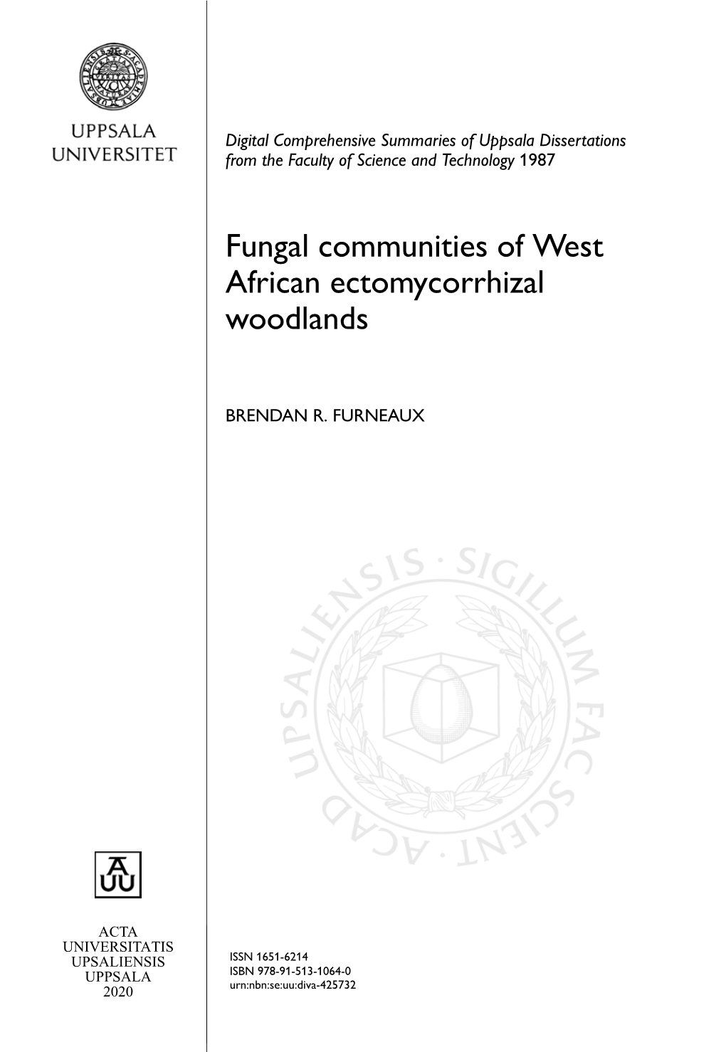 Fungal Communities of West African Ectomycorrhizal Woodlands