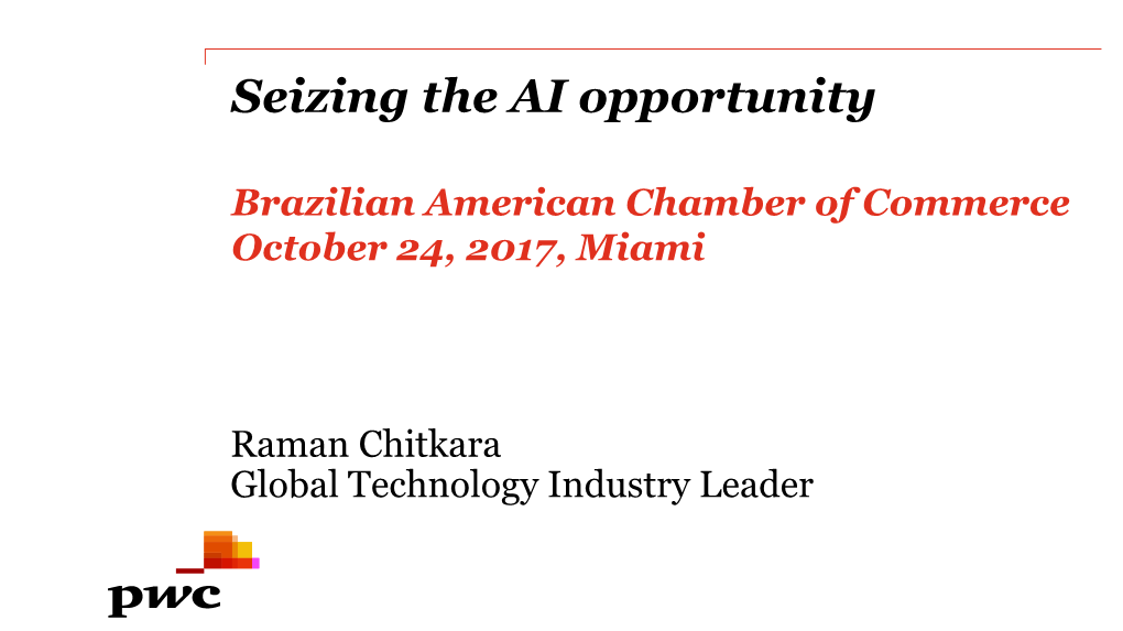 Seizing the AI Opportunity
