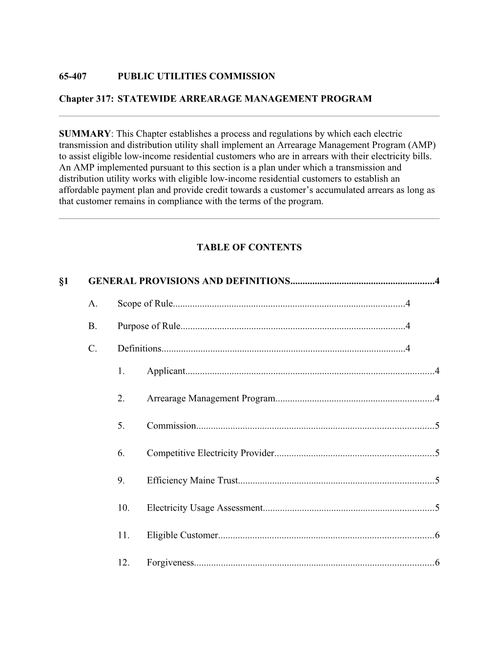 65 – Independent Agencies – Regulatory