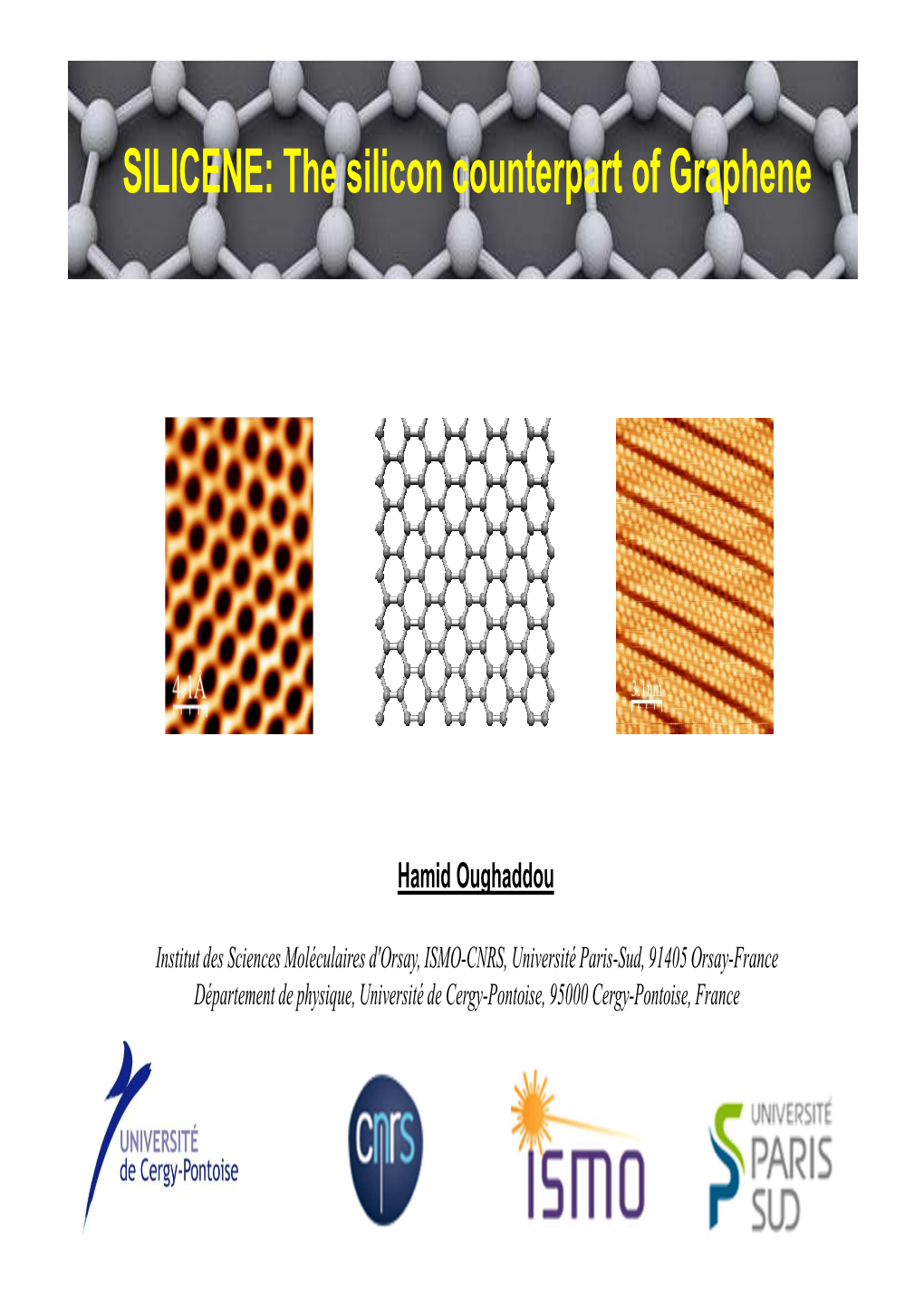 SILICENE: the Silicon Counterpart of Graphene