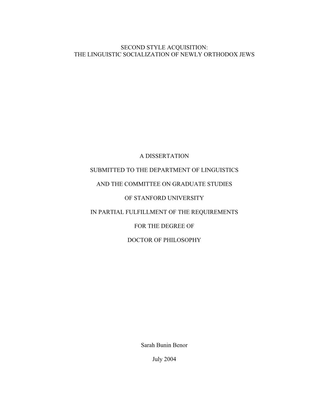 Benor Dissertation.Pdf