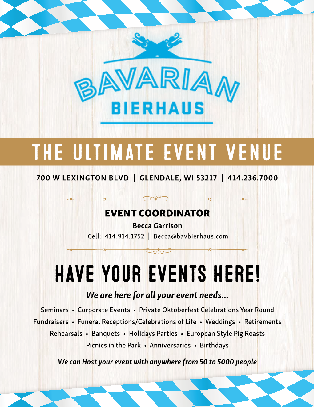 The Ultimate Event Venue Have Your Events Here!