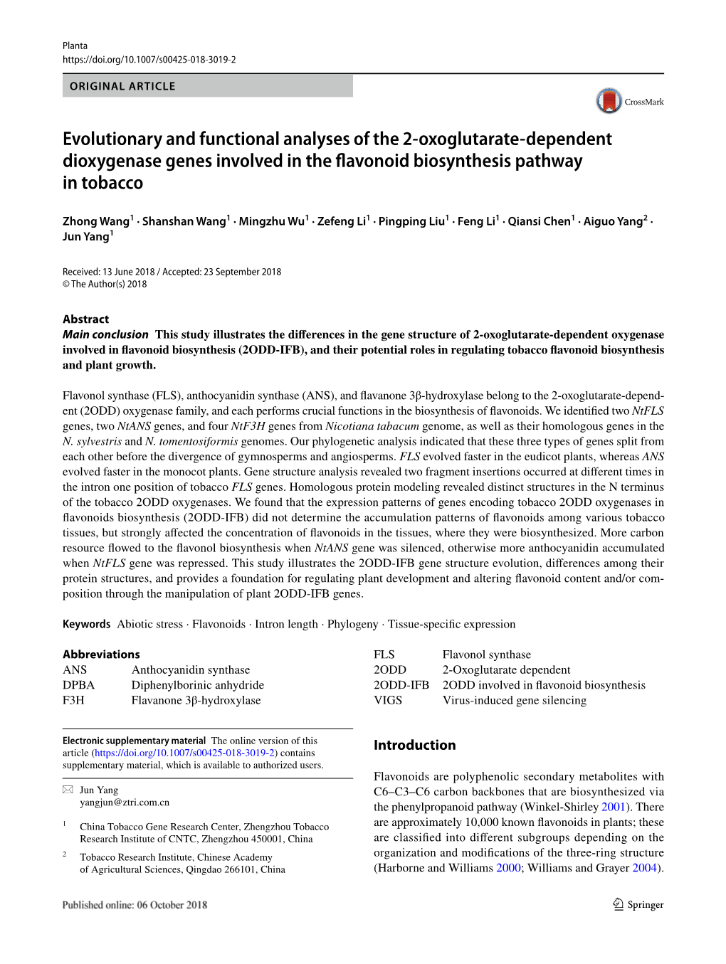 Evolutionary and Functional Analyses of the 2-Oxoglutarate-Dependent