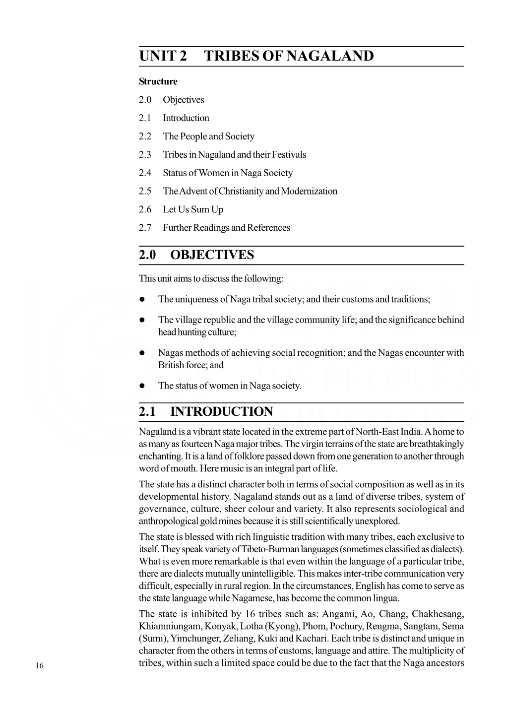 Unit 2 Tribes of Nagaland