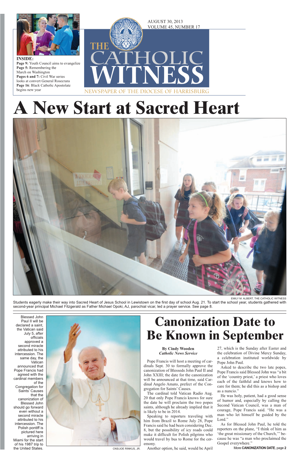 A New Start at Sacred Heart