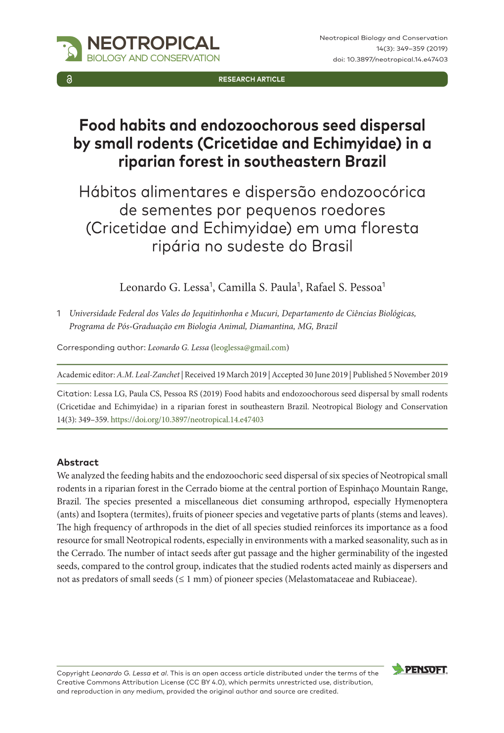 Cricetidae and Echimyidae