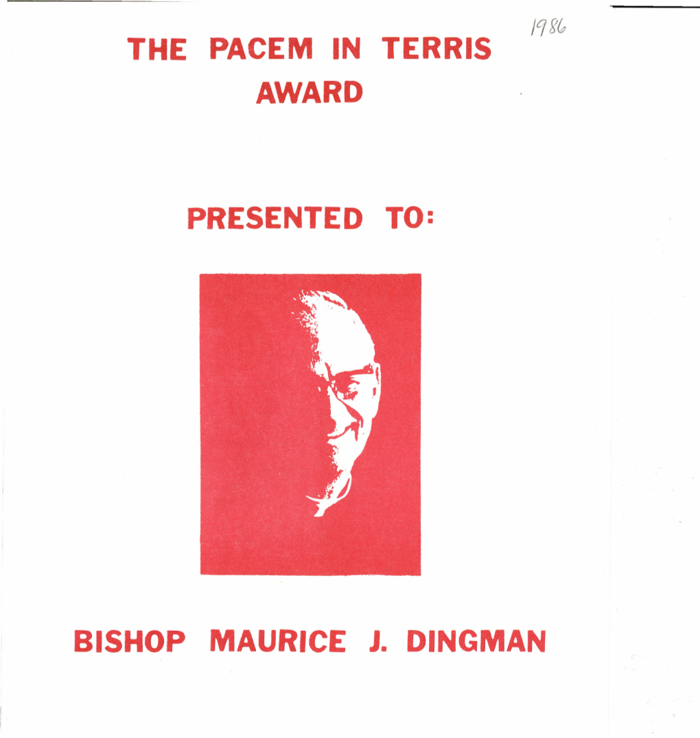 BISHOP MAURICE J. DINGMAN Music