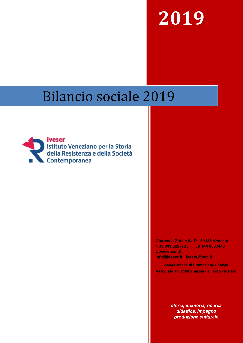 Bilancio Sociale 2019