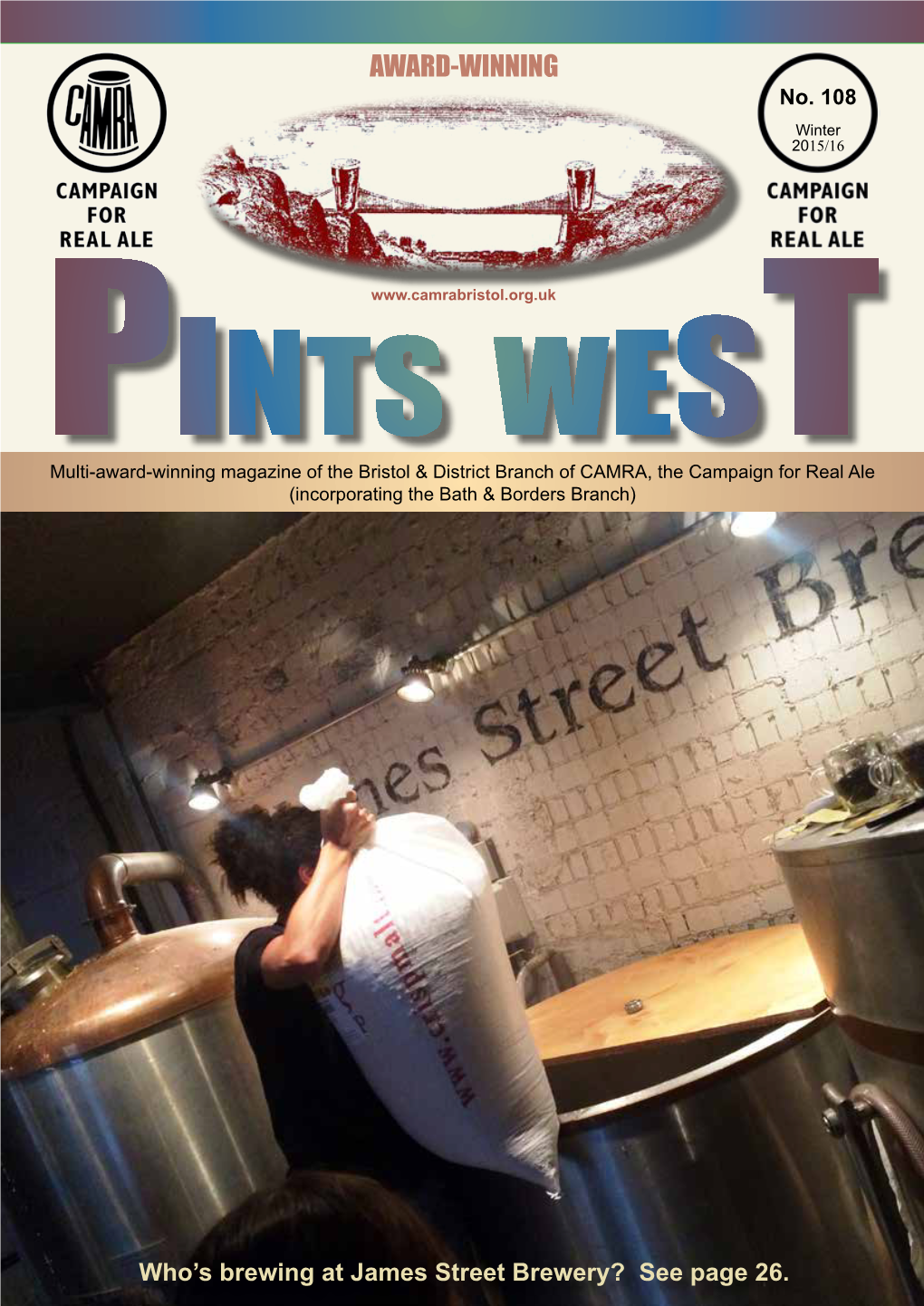 Pints West 108, Winter 2015