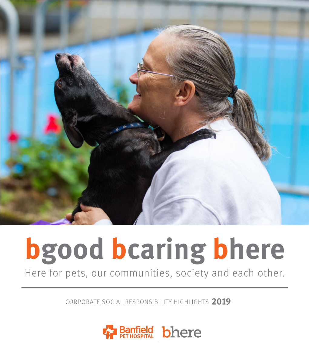 2019 Banfield CSR Report