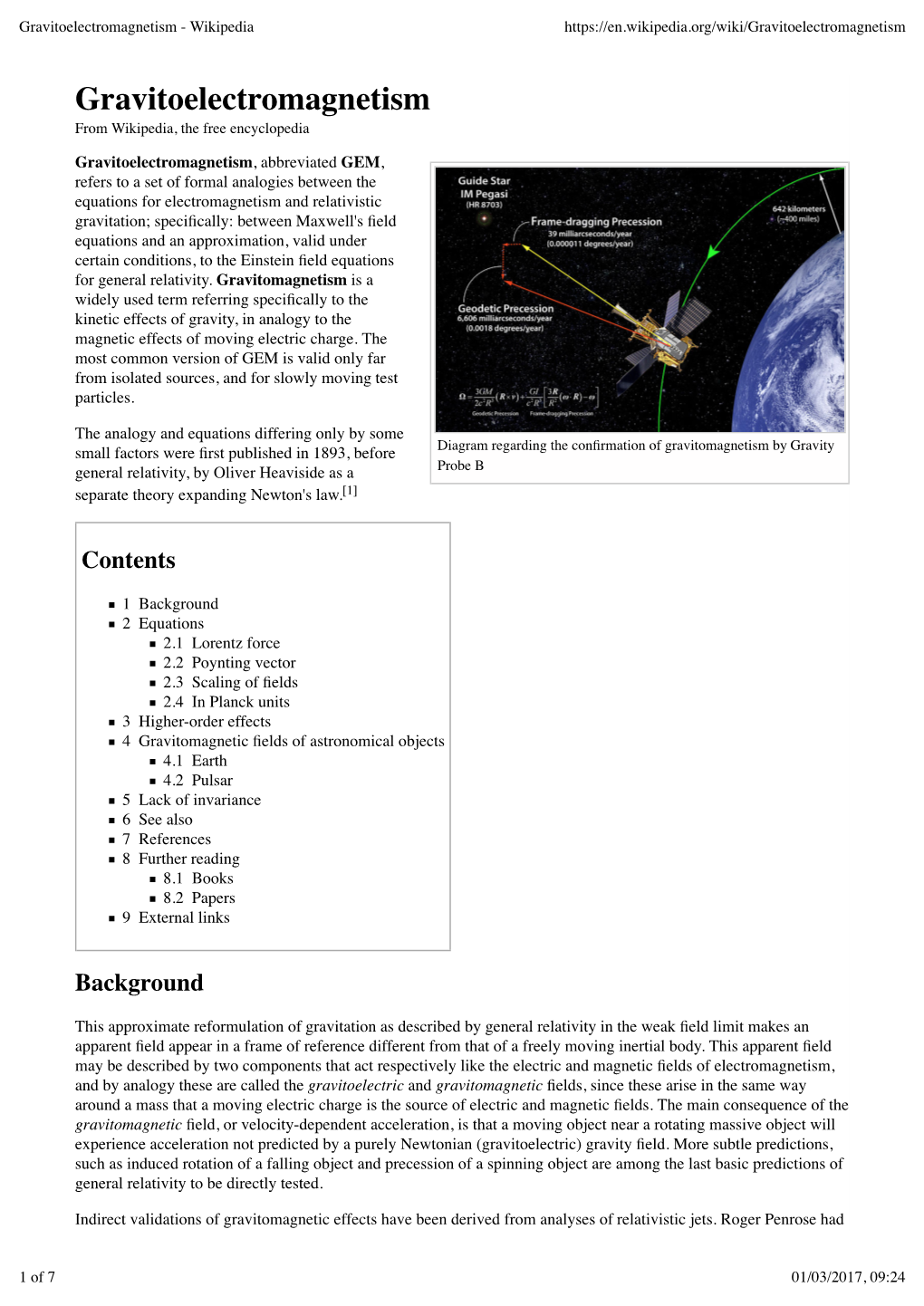 Gravitoelectromagnetism - Wikipedia