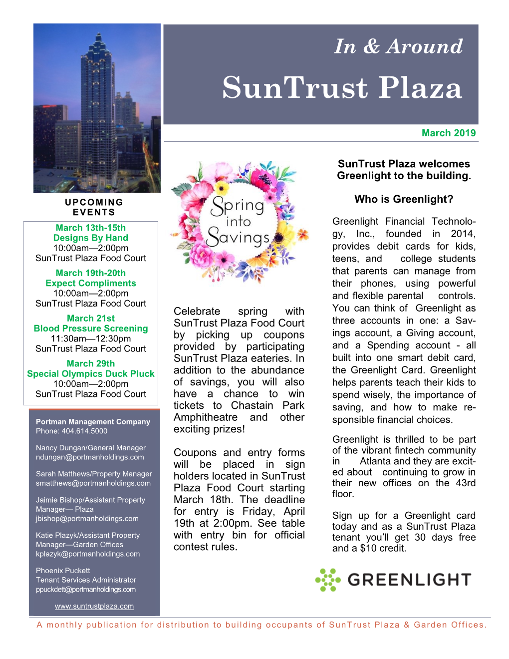 In & Around Suntrust Plaza