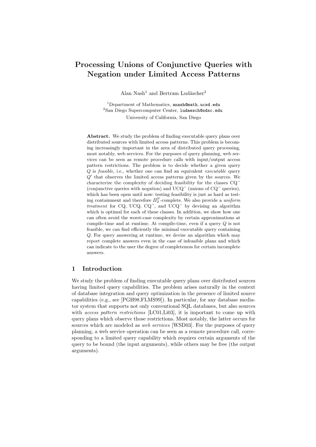 Processing Unions of Conjunctive Queries with Negation Under Limited Access Patterns