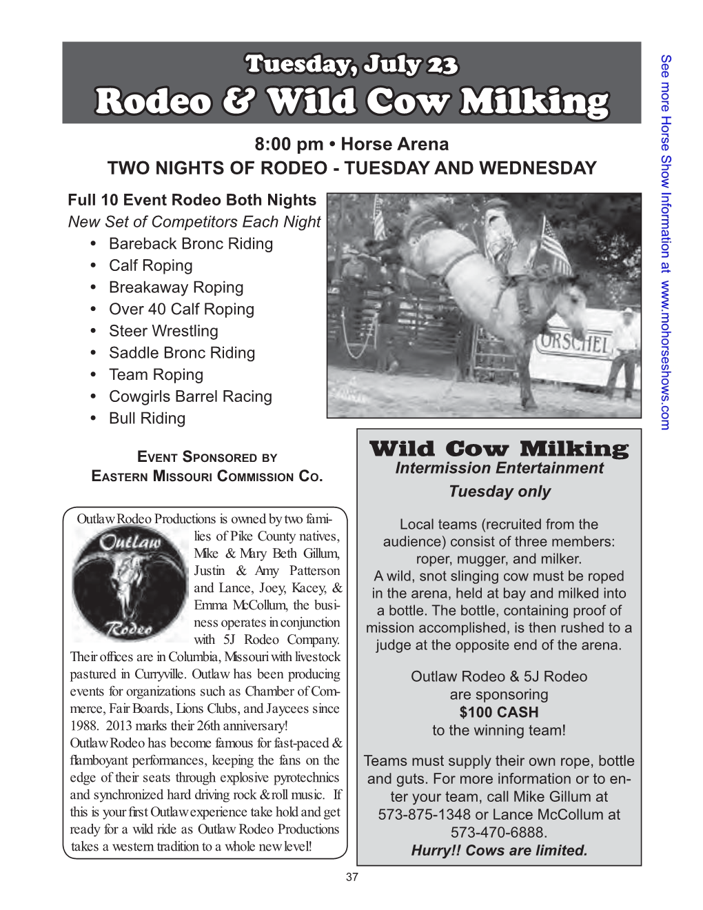 Rodeo & Wild Cow Milking