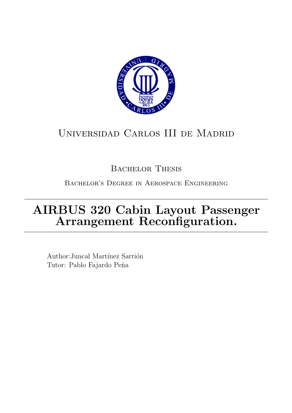 AIRBUS 320 Cabin Layout Passenger Arrangement Reconfiguration
