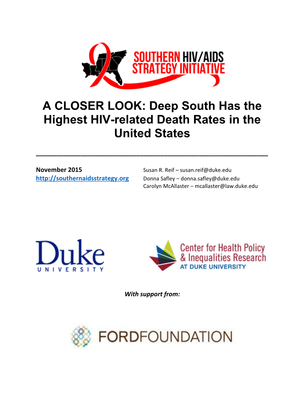 A CLOSER LOOK: Deep South Has the Highest HIV-Related Death Rates in the United States