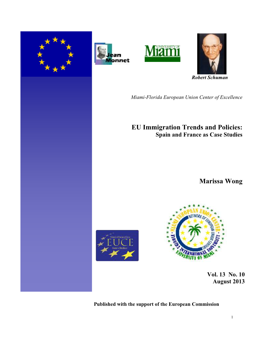 EU Immigration Trends and Policies: Marissa Wong