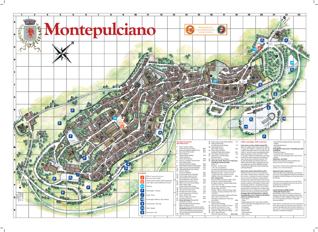 MAPPA DELLA CITTÀ - CITY MAP Nenza Degli Edifici Pubblici E Privati Realizzati Dopo Tale Data