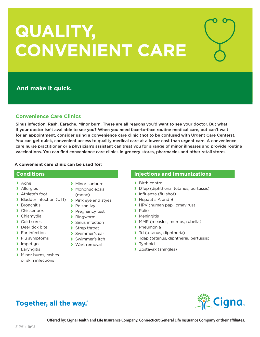 Convenience Care Clinics Sinus Infection